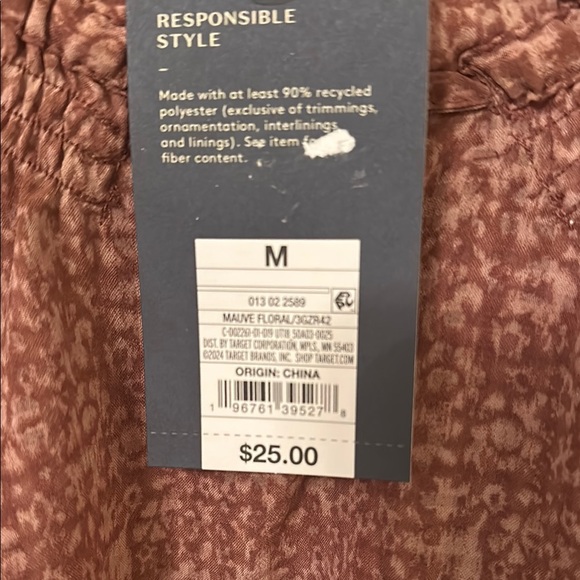 Universal Thread Red Ruffled Smocked Blouse - Picture 4 of 4